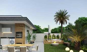 Imagem 2: Casa moderna com 3 quartos, suíte e amplo espaço de lazer no Bosque São José