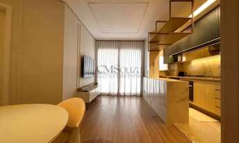 Imagem 4: Apartamento decorado e mobiliado para locação no Ed. Freedom Palhano 1 suíte, 45m² Gleba