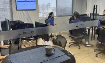 Imagem 5: Conjunto comercial p/ venda tem 94 m² c/ 3 salas, 2 banheiros sendo 1 de reunião - 2 vagas