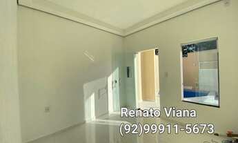 Imagem 5: Novo Aleixo. Casa top c/piscina nova à pronta entrega, 02Qts a 2min. da Av. Nathan Xavier