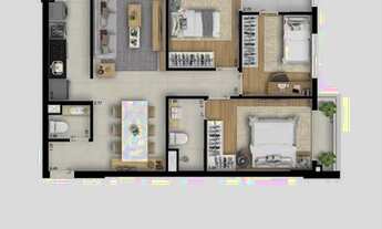 Imagem 7: BARRA DA TIJUCA Bê Península Apartamento 3 SUITES E 2 VAGAS COM 96 m2 / 108m2E 130 m2