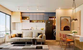 Imagem 4: LANÇAMENTO- More no 1º apto de 2 quartos da região com churrasqueira a carvão na varanda