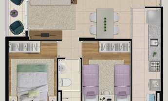 Imagem 3: Condomínio minha casa minha vida com piscina e academia no Jardim Elizabete!