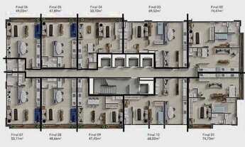 Imagem 6: Emirates Parque Flamboyant - Apartamento 1 quarto, sendo 1 suíte