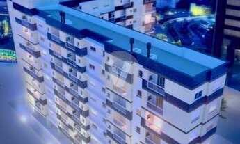 Imagem 4: Apartamento em andar alto de 1 dormitório com garagem, sala de estar/jantar, cozinha, banh