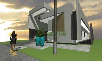 Imagem 2: Casa moderna c/ piscina, 3 dormitórios, no residencial Shalom