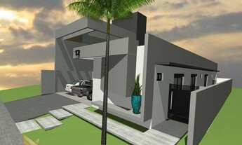 Imagem 3: Casa moderna c/ piscina, 3 dormitórios, no residencial Shalom