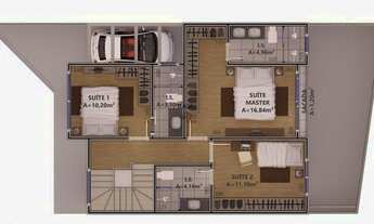 Imagem 2: CURITIBA - Casa de Condomínio - Água Verde