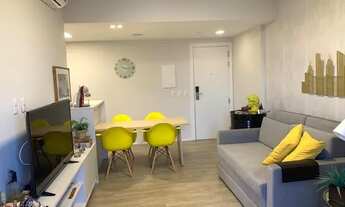 Imagem 1: Lindo apartamento quarto e sala, 48m2, completamente equipado e mobiliado, 01 garagem, nas