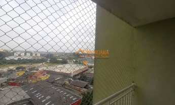 Imagem 4: Apartamento com 2 dormitórios para alugar, 49 m² por R$ 1.319,16/mês - Água Chata - Guarul