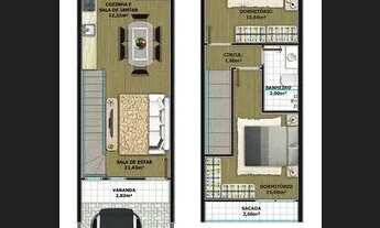 Imagem 2: Geminado 1 Suíte no Jardim Iririú, Joinville