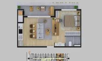 Imagem 4: Apartamento com 1 dormitório à venda, 34 m² por R$ 517.000,00 - Batel - Curitiba/PR