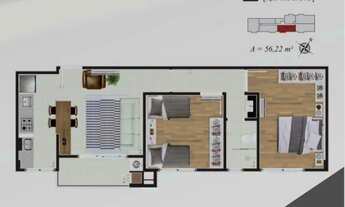 Imagem 4: Apartamento 2 quartos, 1 vaga de garagem, ao lado da UFSC