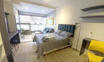 Imagem 2: Apartamento com 1 dormitório para alugar, 33 m² por R$ 3.640,00/mês - Mirandópolis - São P