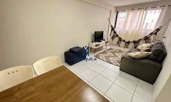 Imagem 2: Apartamento mobiliado com 02 quartos para locação no Bessa. 150m do mar