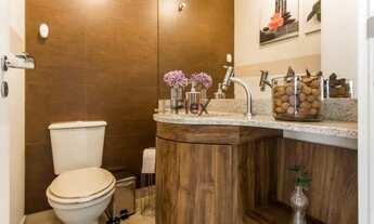 Imagem 6: Apartamento de 213m², mobiliado. 3 suítes, 3 vagas, churrasqueira. Vista belíssima em anda