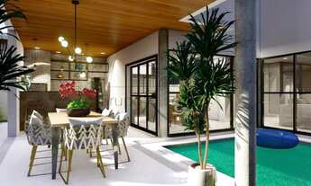 Imagem 2: Casa de condomínio Rudá - Piscina - Churrasqueira - 3 suítes - Garagem