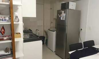 Imagem 4: Ondina 1/4 NASCENTE, Varanda, Semi mobiliado, armários embutidos e cond alto padrão