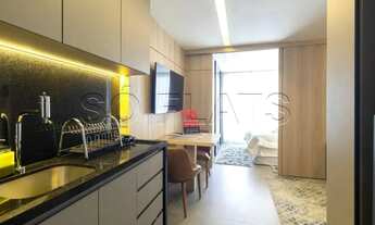 Imagem 2: Studio no Residencial Hit Itaim disponível para locação muito bem localizado próx da Av Sa