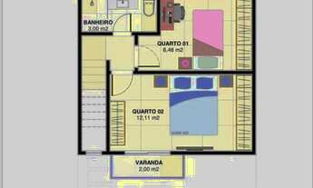 Imagem 6: Casa para Venda em Barra Mansa, Santa Rita, 2 dormitórios, 1 banheiro, 1 vaga