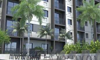 Imagem 2: Living Sunset apartamento com varanda e vaga na Região Olímpica da Barra da Tijuca