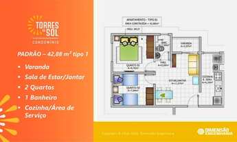Imagem 4: DIO34 TORRES DOS SOL. Até Zero de entrada! Subsídio de até 47 mil. Venha fazer sua simulaç