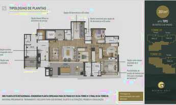 Imagem 5: Apartamento para venda possui 201 metros quadrados com 4 quartos