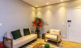 Imagem 4: Apartamento à venda, 108 m², 2 dormitórios, condomínio novo, com lazer. Gonzaga. Santos/SP