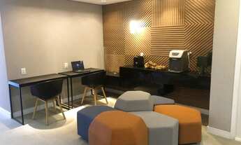 Imagem 5: Área de lazer completa, com deck, Jacuzzi e Piscina com borda infinita; Salão gourmet; Aca