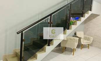 Imagem 4: Sobrado com 3 dormitórios à venda, 219 m² por R$ 855.000,00 - Vila Assunção - Praia Grande