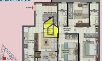 Imagem 6: RA Apartamento para venda possui 70 metros quadrados com 2 quartos