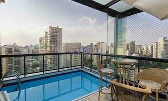 Imagem 2: Cobertura Moema Pássaros com piscina e 4 suítes