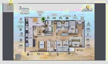 Imagem 3: Apartamento com 2 dormitórios à venda, 76 m² por R$ 451.000 - Jardim das Nações - Taubaté