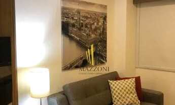 Imagem 3: Flat Mobiliado | 28m² | Andar Alto | Nascente Quarto | Sala | Cozinha | WC Social