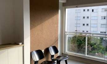 Imagem 3: Lindo studio mobiliado com 48m² para alugar no Campo Belo/SP