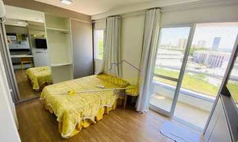 Imagem 5: Apartamento com 1 dormitório para alugar, 35 m² por R$ 2.145,15/mês - Jardim Aquarius - Sã