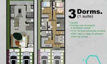 Imagem 2: Casa com 3 dormitórios para alugar, 106 m² por R$ 4.250/mês - Granja Viana - Cotia/SP