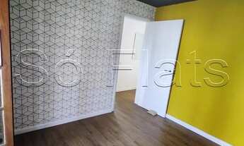 Imagem 6: Flat no bairro de Pinheiros disponível para locação contendo 80m², 2 dormitórios e 1 vaga