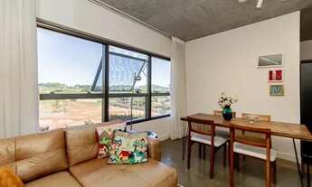 Imagem 3: Apartamento mobiliado para locação no Max Haus..