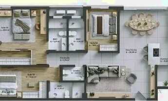 Imagem 5: Apartamento 3 Dormitórios para venda em Biguaçu - SC
