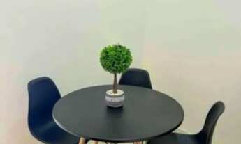 Imagem 3: Apartamento Mobiliado com 1 dorm Frente Rua em Prédio Frente Mar - Vista Mar!!