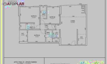 Imagem 2: Apartamento com 3 dormitórios à venda, 108 m² por R$ 1.450.000,00 - Fazenda - Itajaí/SC