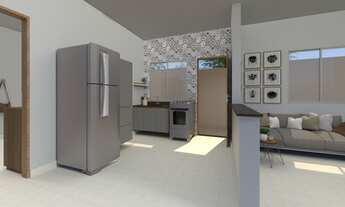 Imagem 6: Casa para venda possui 75 metros quadrados com 2 quartos em Bopiranga - Itanhaém - SP