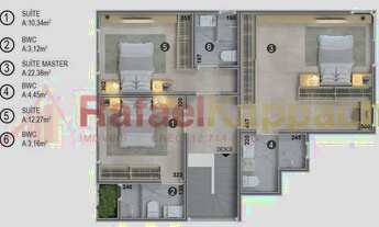 Imagem 6: Casa 4 DORMITÓRIOS - SENDO 1 DORMITÓRIO NO TÉRREO E 3 SUÍTES NO PAVIMENTO SUPERIOR