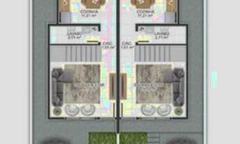 Imagem 2: Sobrado para Venda em São José, Forquilhas, 2 dormitórios, 2 banheiros, 2 vagas