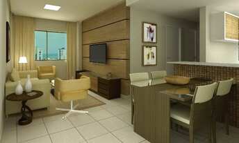 Imagem 3: PA Vendo apto novo com 2 quartos, sala p/ 2 amb, 2 elevadores e lazer em Candeias