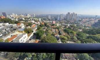 Imagem 3: Vila Madalena. Rua Girassol. 1 dormitório com closet. 1 vaga. Piscina. Andar alto