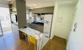 Imagem 2: Apartamento com 1 dormitório para alugar, 35 m² por R$ 2.145,15/mês - Jardim Aquarius - Sã