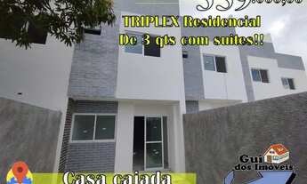 Imagem 3: Triplex Frente para rua - Individual - 76m² com 3 quartos em Casa Caiada/Olinda/PE - 359