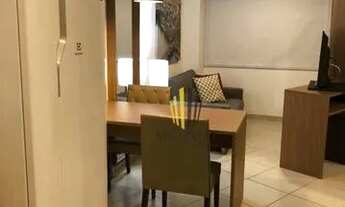 Imagem 4: Flat Mobiliado | 28m² | Andar Alto | Nascente Quarto | Sala | Cozinha | WC Social